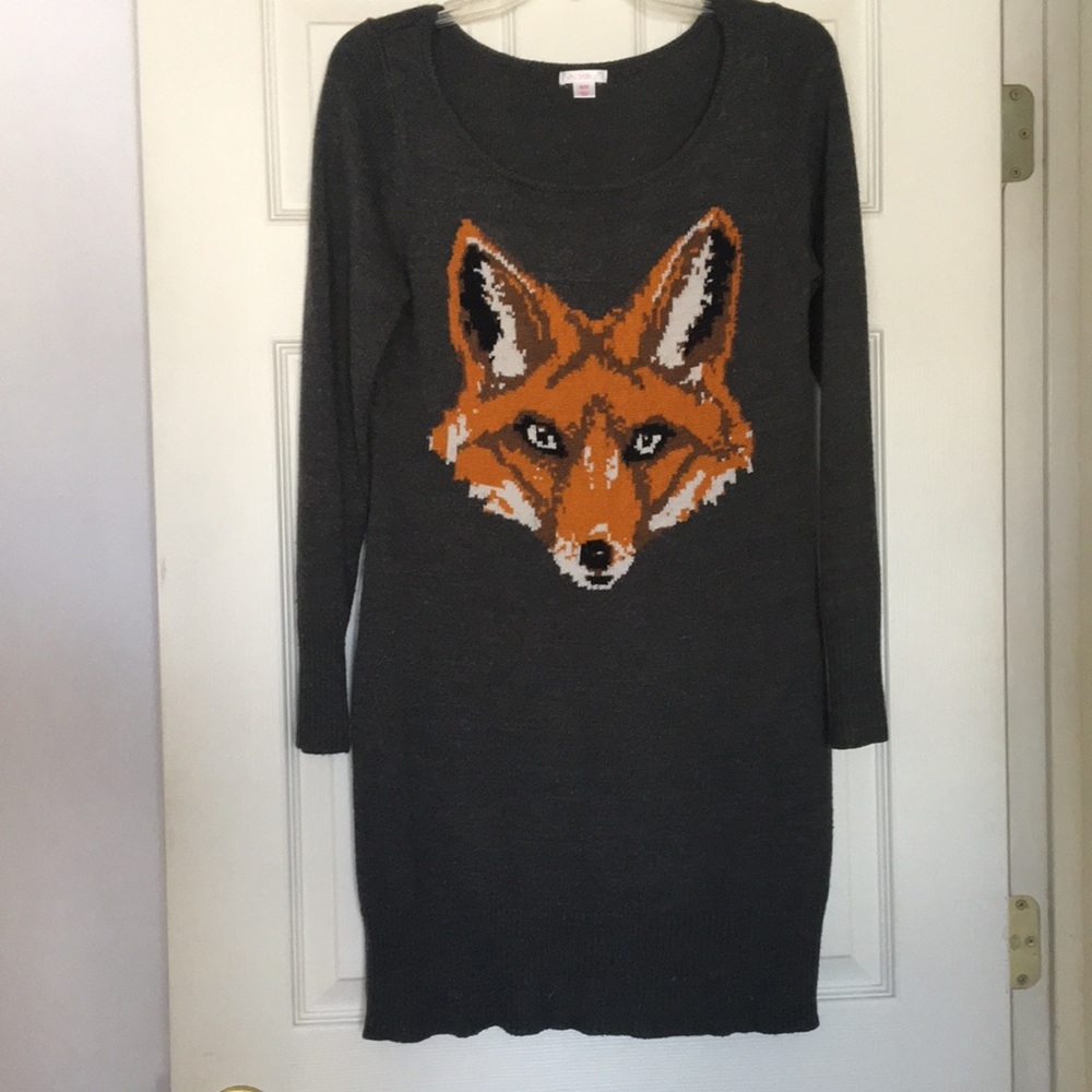 Foxy sweater dress